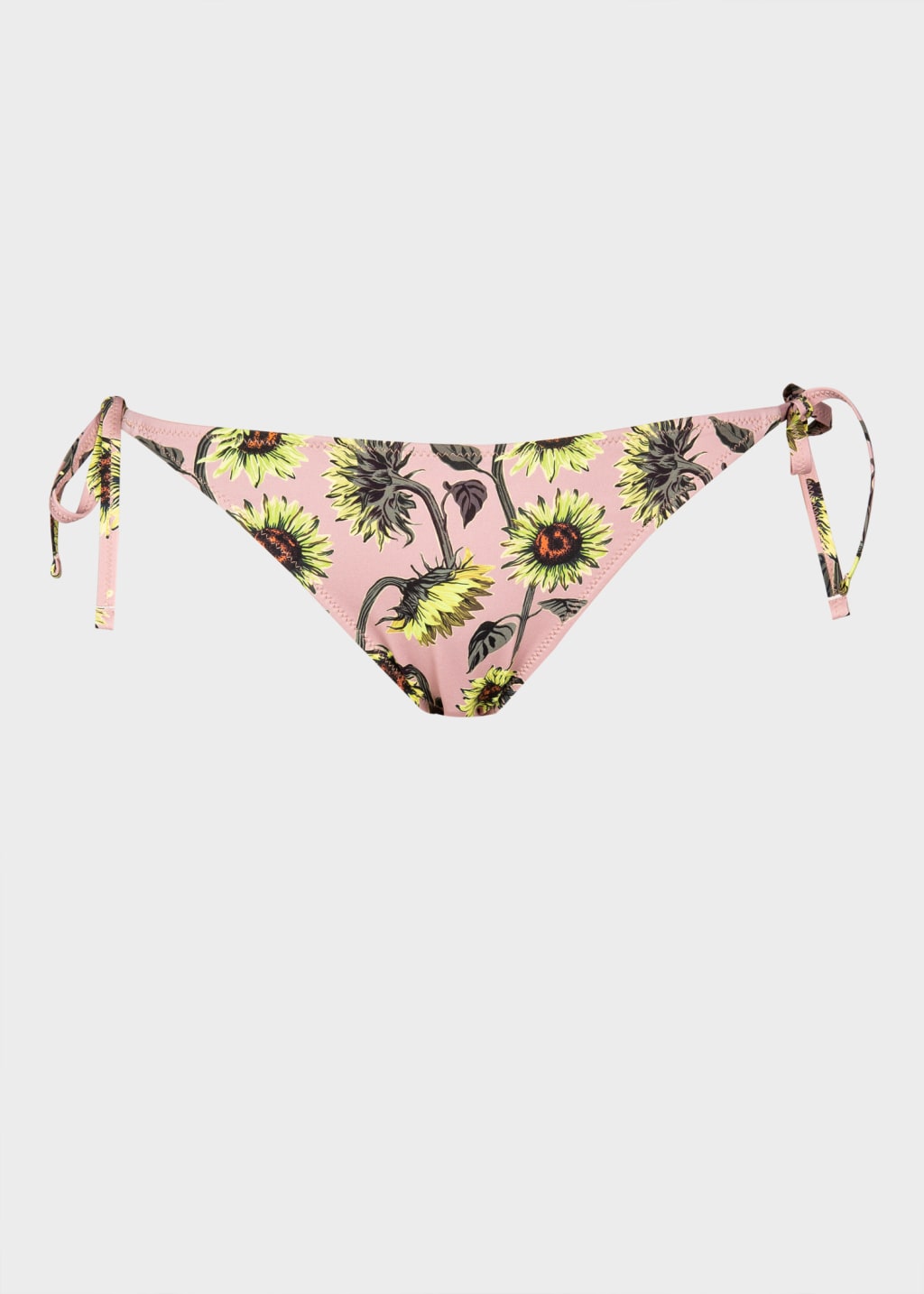 Pink Sunflower Bikini Bottom