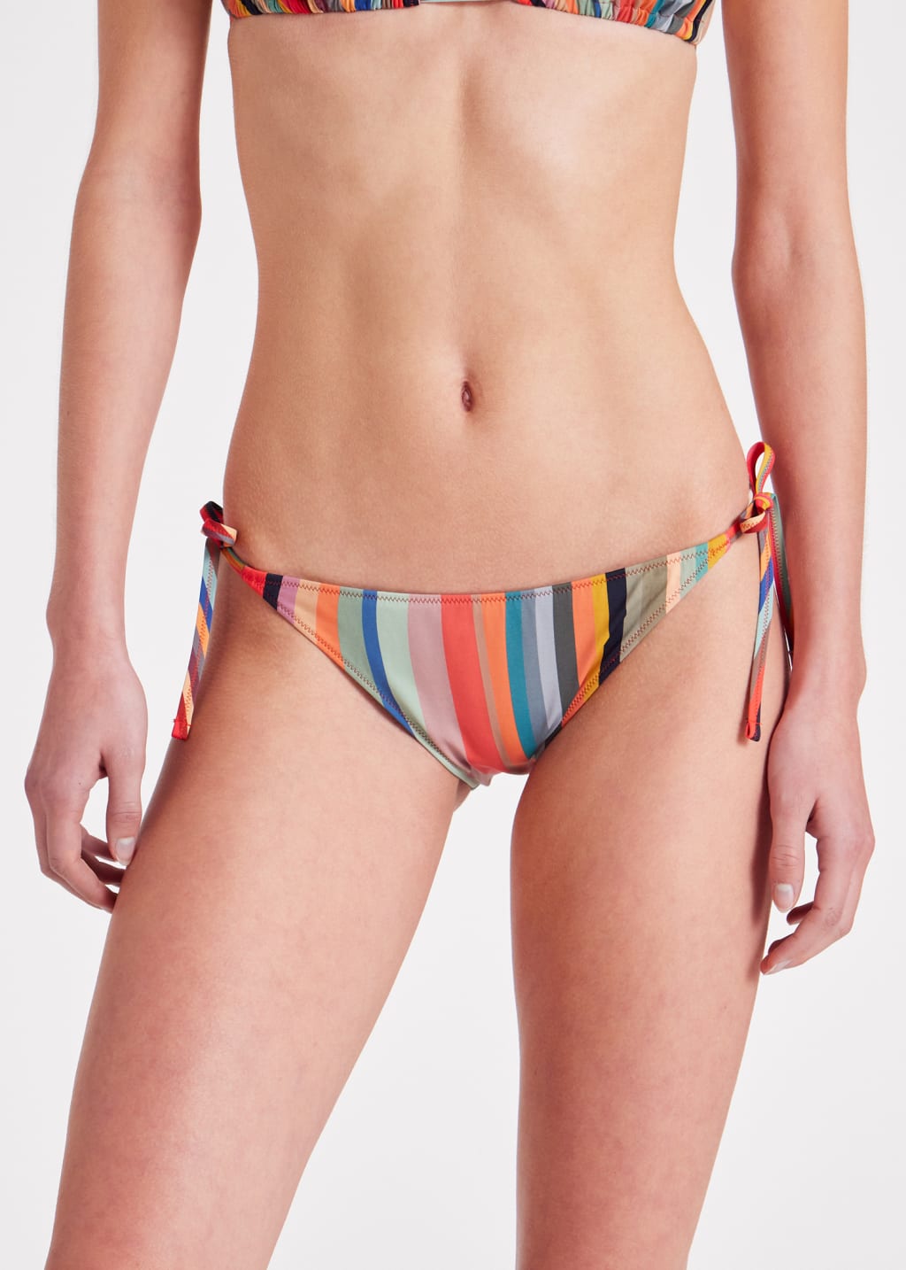 Women S Swirl Print Tie Side Bikini Bottoms