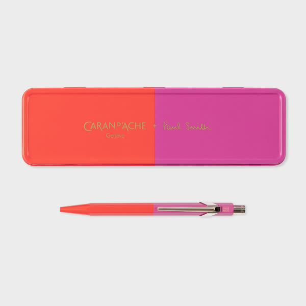 Caran D'ache Orange Caran D'ache + Paul Smith - 849 Red & Pink Ballpoint Pen