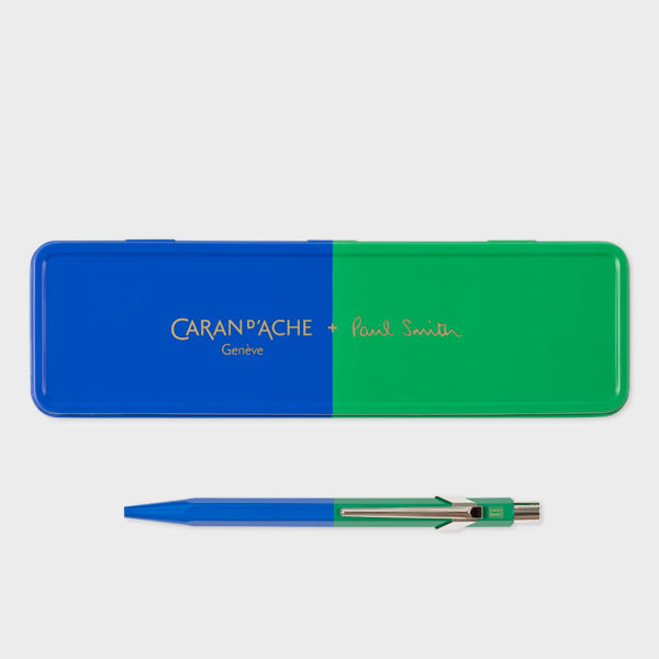 Caran D'ache Green Caran D'ache + Paul Smith - 849 Blue & Ballpoint Pen,