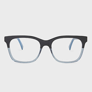 Paul Smith Black Transparent 'madron' Clip-on Spectacles Multicolour