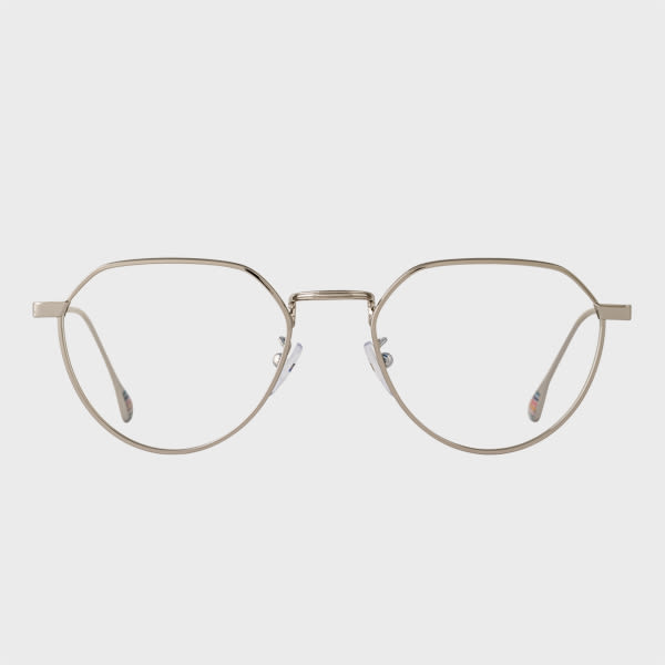 Paul Smith Silver 'fisher' Spectacles Multicolour In Multi