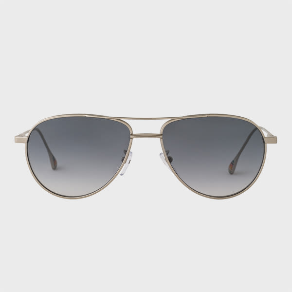 Tbc Paul Smith  Matte Silver 'felix' Sunglasses Multicolour In Multi
