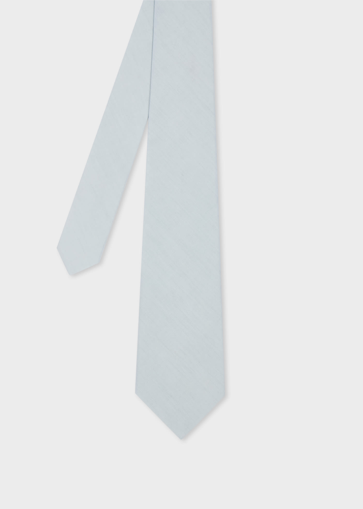 Paul Smith Cotton Pale Blue Tie In Blue