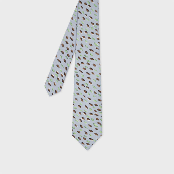 Paul Smith Light Blue 'screen Dance' Tie In Blue