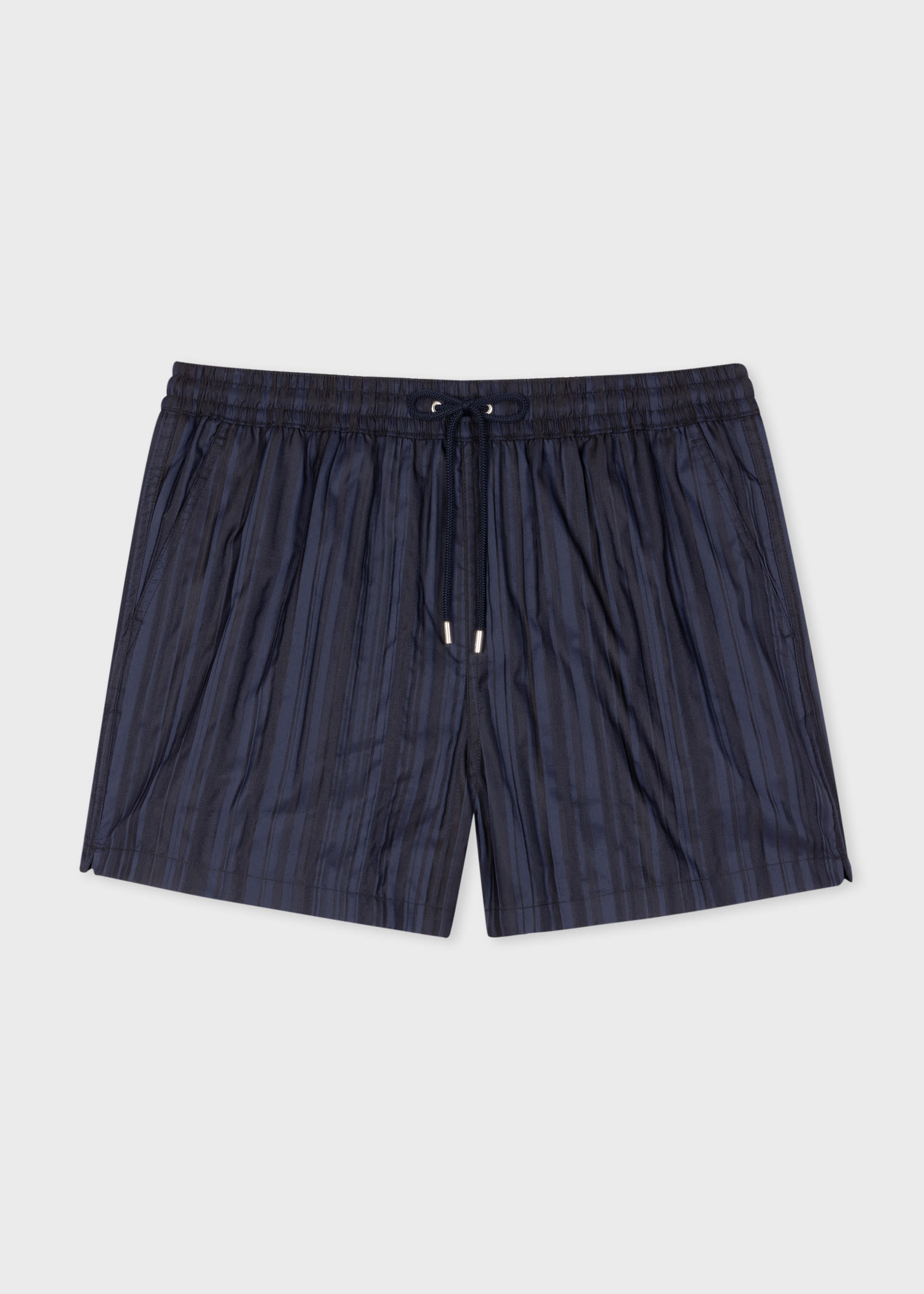 Paul Smith Navy 'Shadow Stripe' Swim Shorts Blue