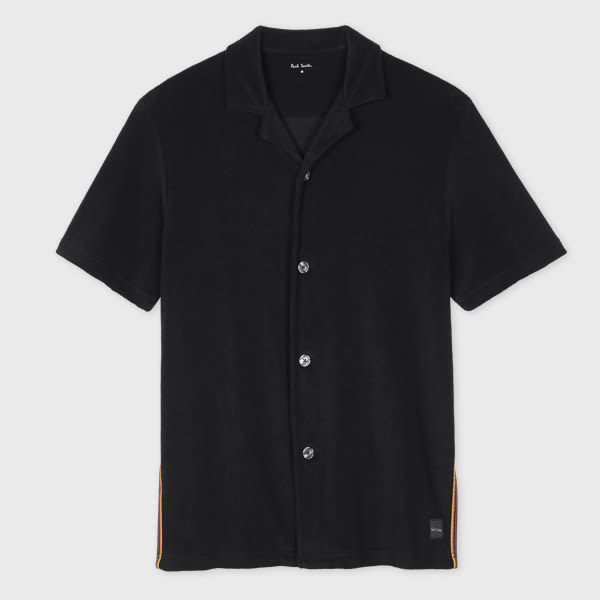 Paul Smith Black Towelling Lounge Shirt