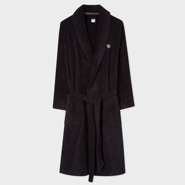 Paul Smith Black Zebra Towelling Dressing Gown