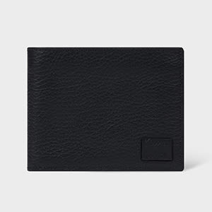 Paul Smith Black Grained Leather Compact Billfold Wallet Paul Smith Black Grained Leather Compact Billfold Wallet