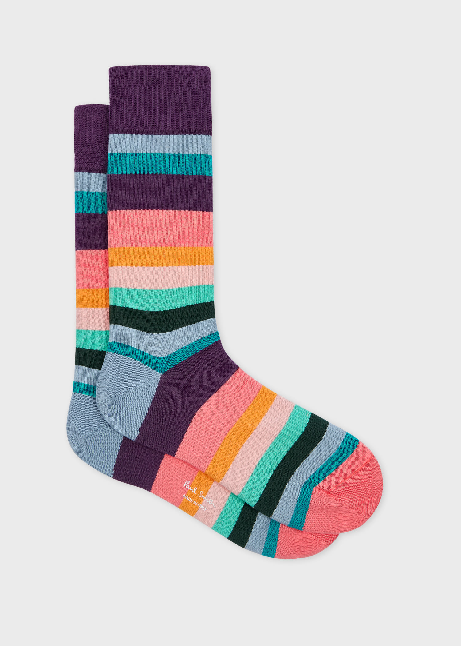 Paul Smith 'Artist Stripe' Socks Multicolour