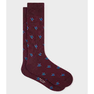 Paul Smith Red Cotton 'Frog' Socks