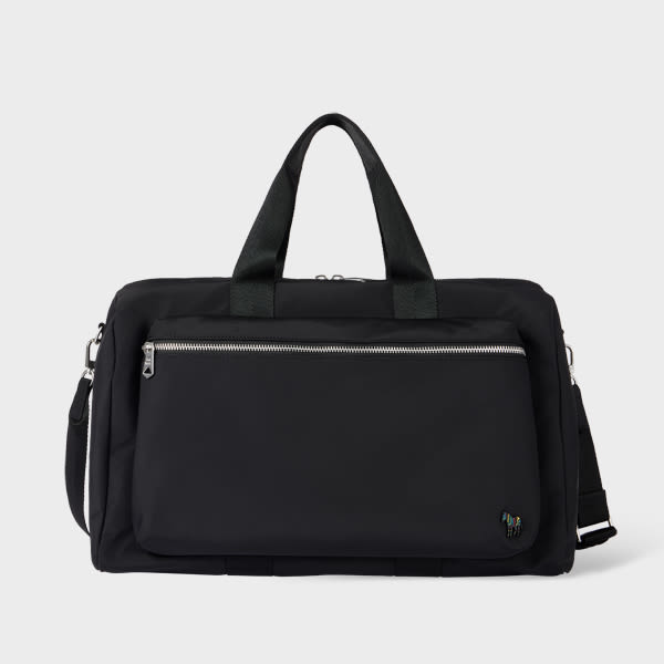 Paul Smith Black Recycled Polyester 'Zebra' Holdall