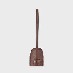 Paul Smith Brown Dark Leather Keyring,