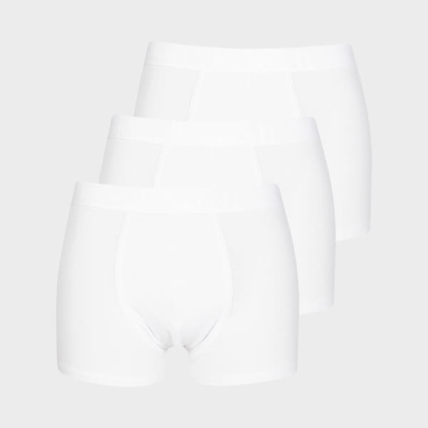 Paul Smith White Comfort Boxer Briefs Three Pack In White