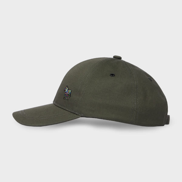 Paul Smith Zebra-embroidered Baseball Cap In Green