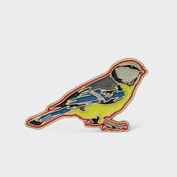 Paul Smith Loves Barbour - Bird Pin Badge White