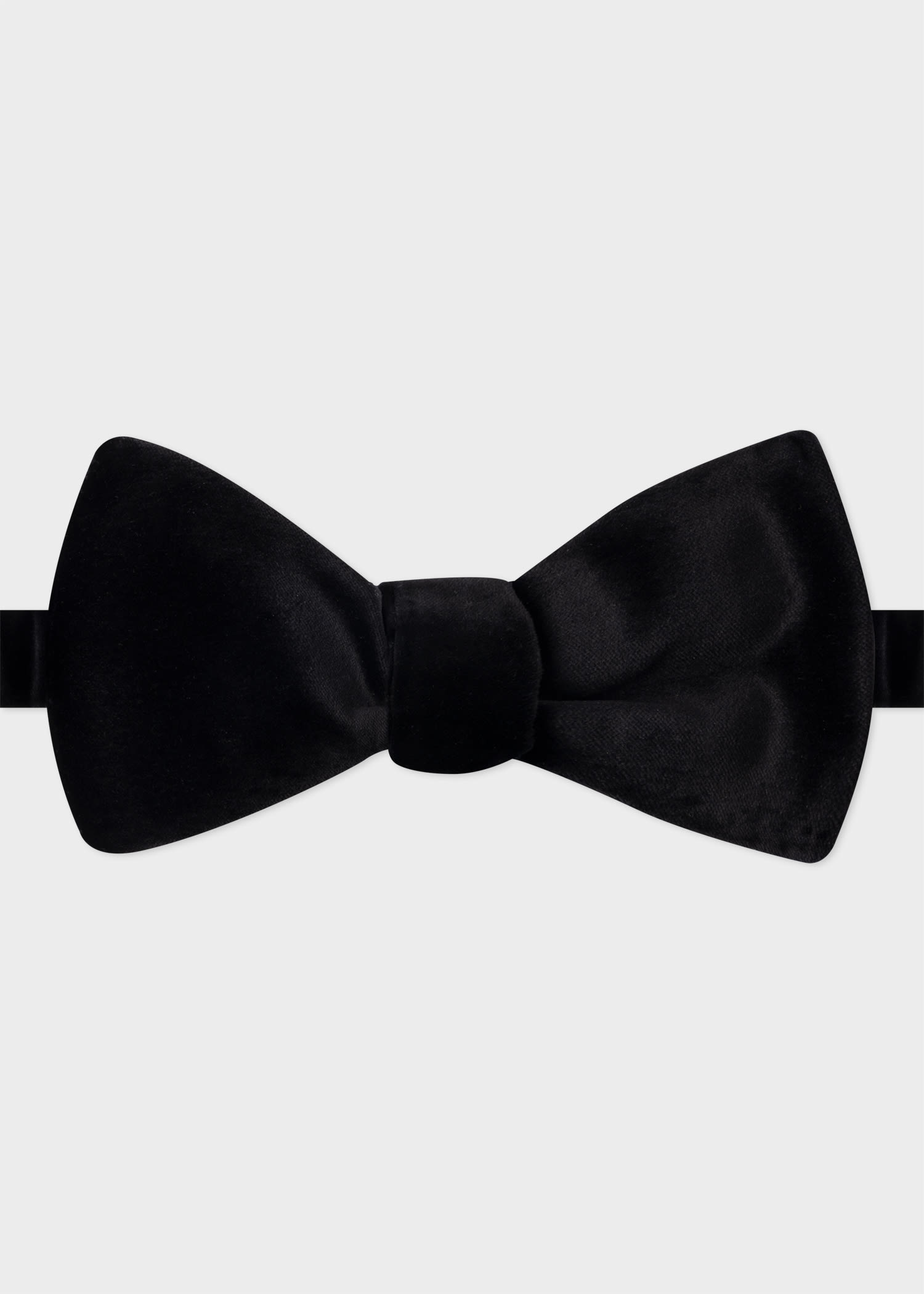 Paul Smith Men's Black Velvet Bow Tie In Black