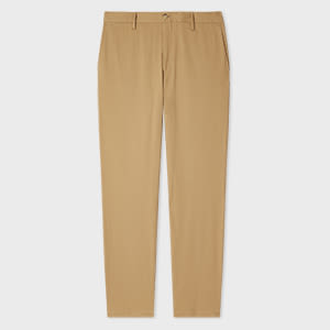 Paul Smith Tan Fine Cotton-Twill Chinos Brown