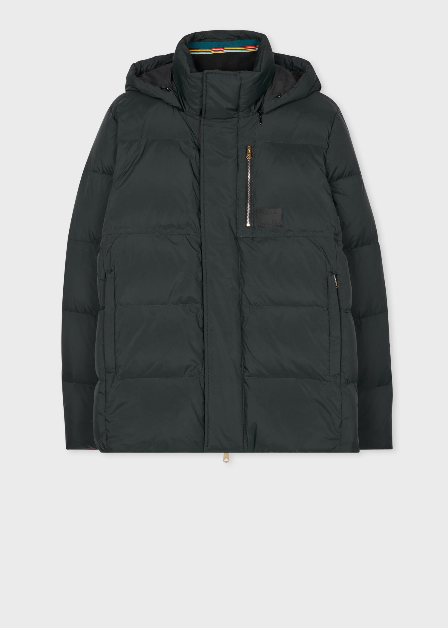 Paul Smith Forest Green Water-Repellent Short Down Coat