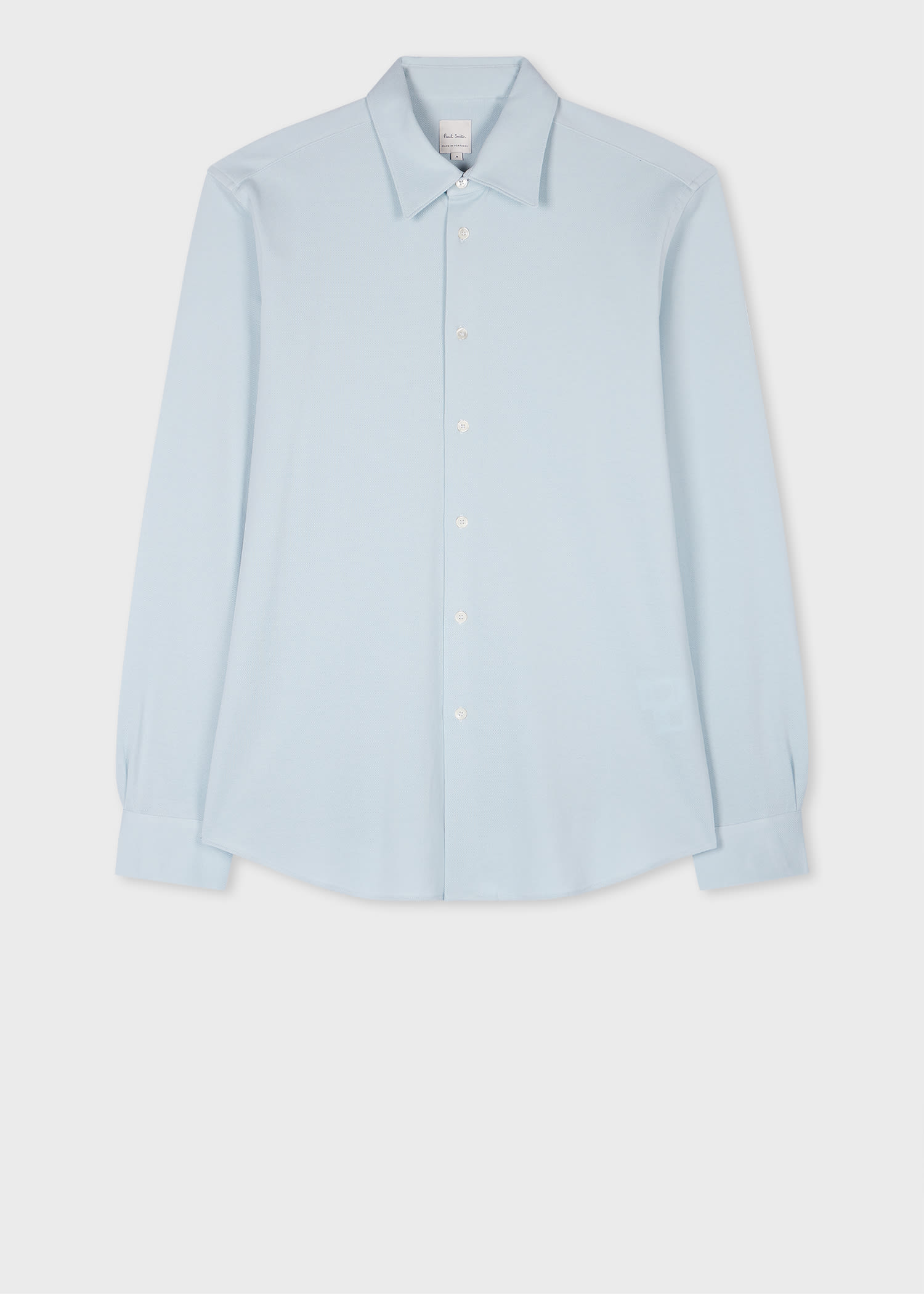 Paul Smith Light Blue Cotton Pique Shirt