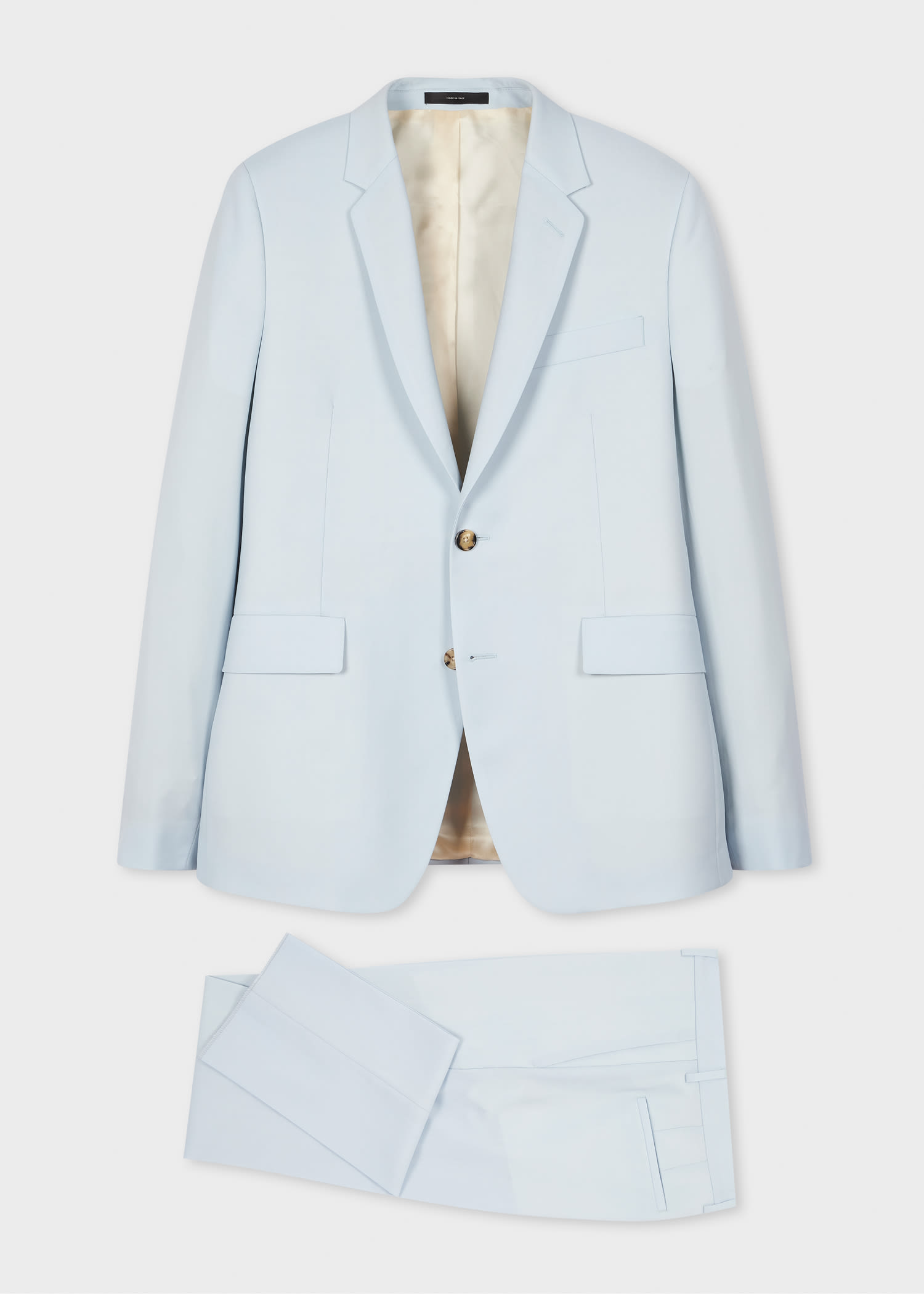 Shop Paul Smith The Kensington - Slim-fit Pale Blue Wool-mohair Suit