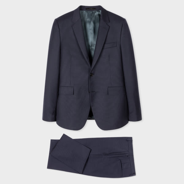 Paul Smith The Kensington – Slim-Fit Dark Navy Pin Dot Wool Suit Blue Paul Smith The Kensington – Slim-Fit Dark Navy Pin Dot Wool Suit Blue