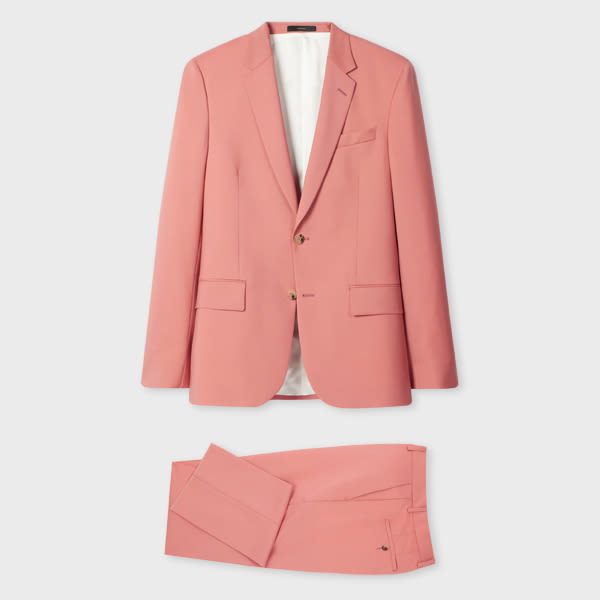 Paul Smith The Soho – Tailored-Fit Pink Wool-Mohair Suit
