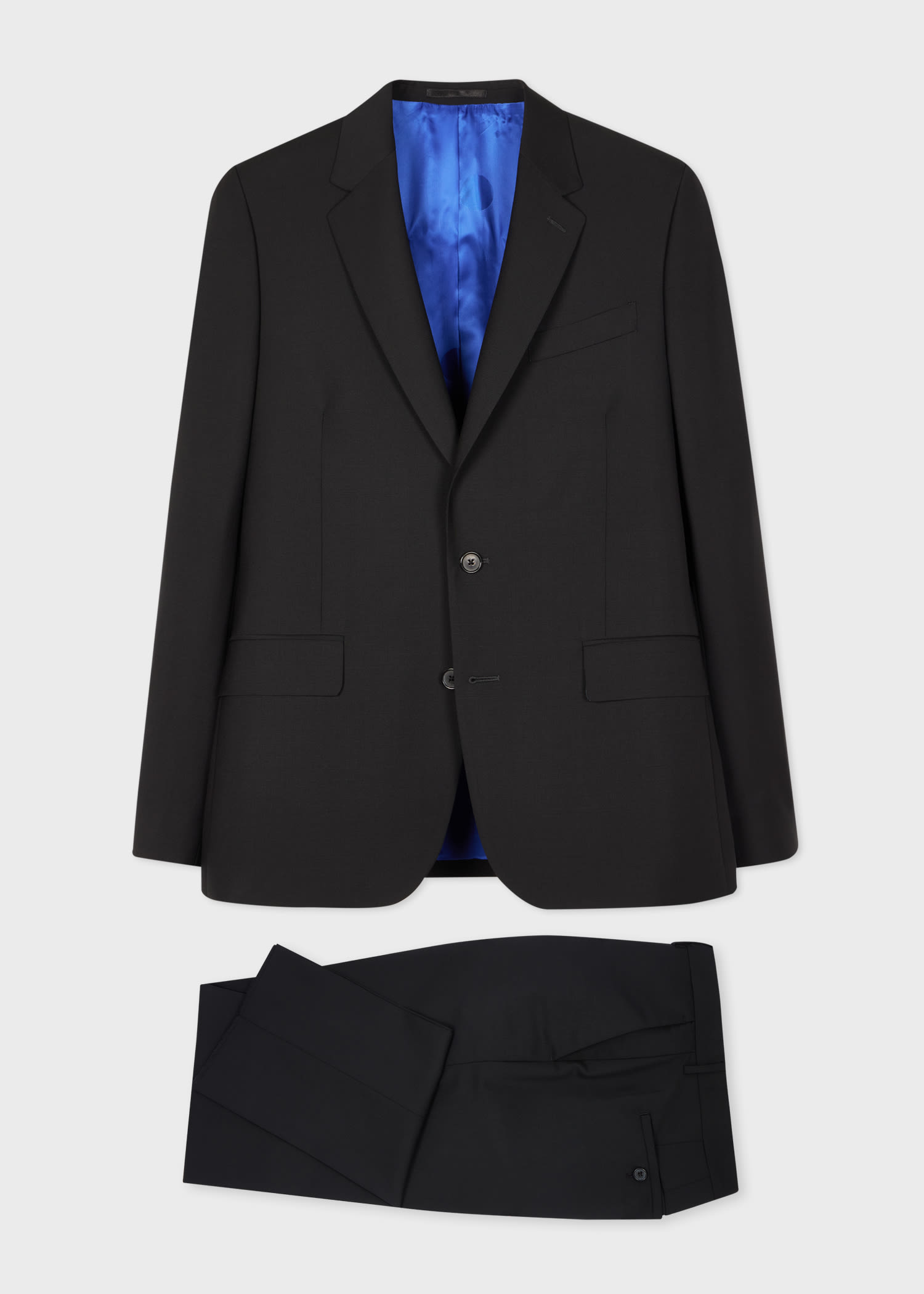 Paul Smith The Soho - Tailored-Fit Black Wool-Mohair Suit