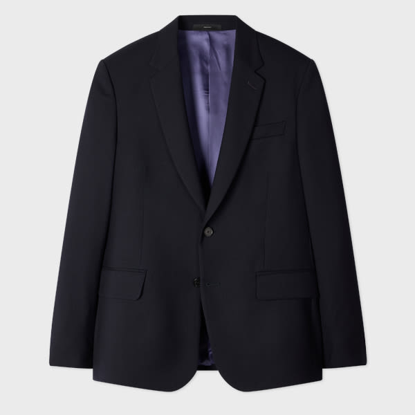 Paul Smith The Soho - Tailored-fit Navy Wool 'a Suit To Travel In' Blazer Blue In Blue