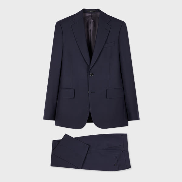 Paul Smith The Brierley - Navy Wool 'a Suit To Travel In' Blue In Blue