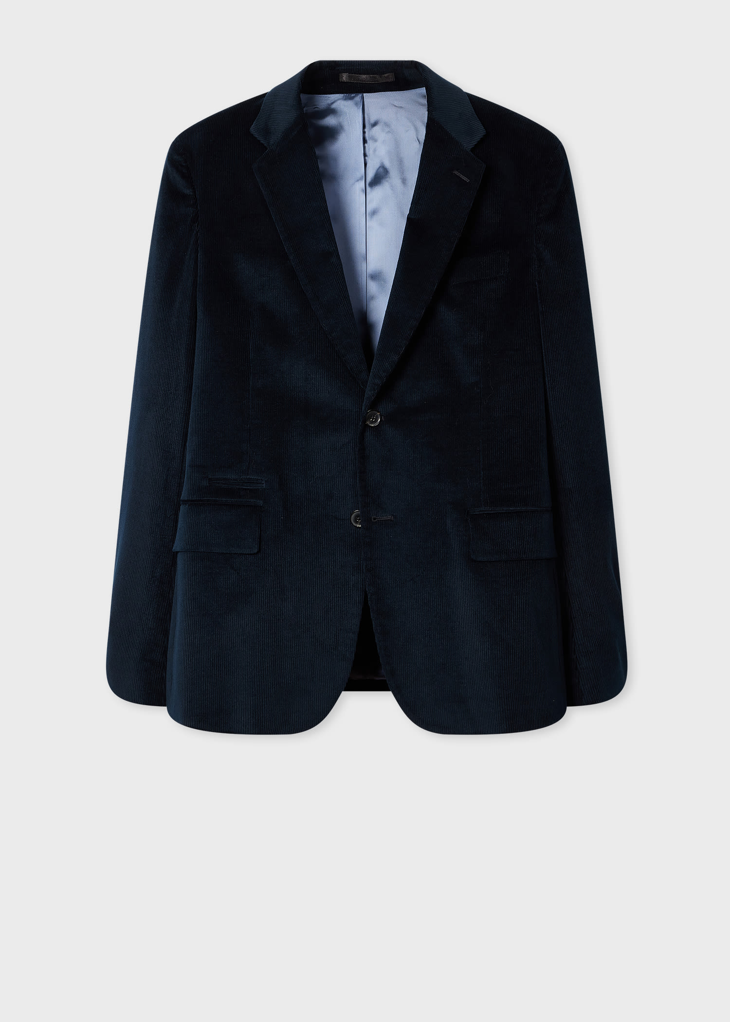 Paul Smith Navy Cotton And Wool-blend Corduroy Blazer Blue