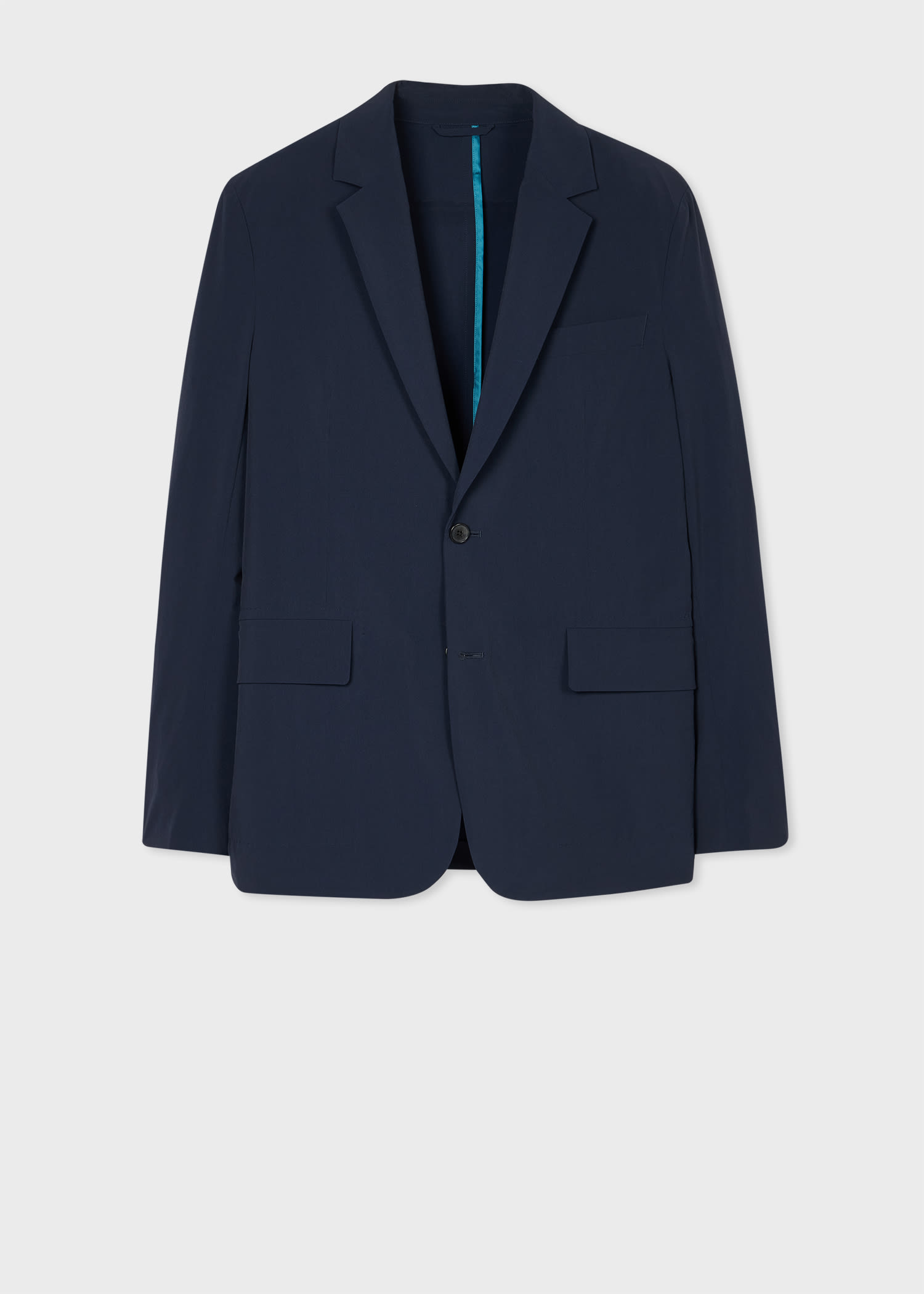 Paul Smith Navy Recycled-Nylon Technical Blazer Blue