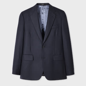 Paul Smith The Brierley - Navy Sopra Visso Wool Blazer Blue In Blue