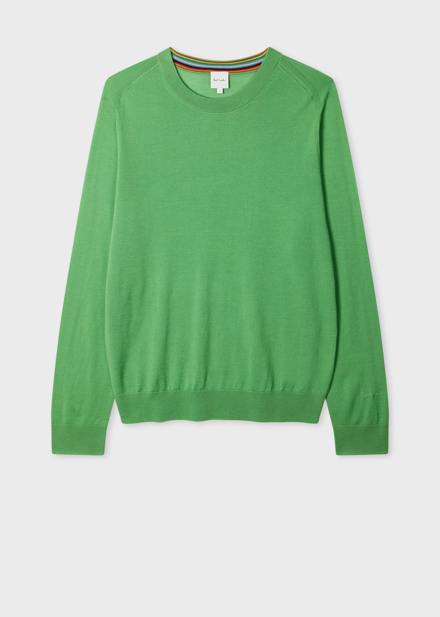 Paul Smith Bright Green Merino Wool Sweater