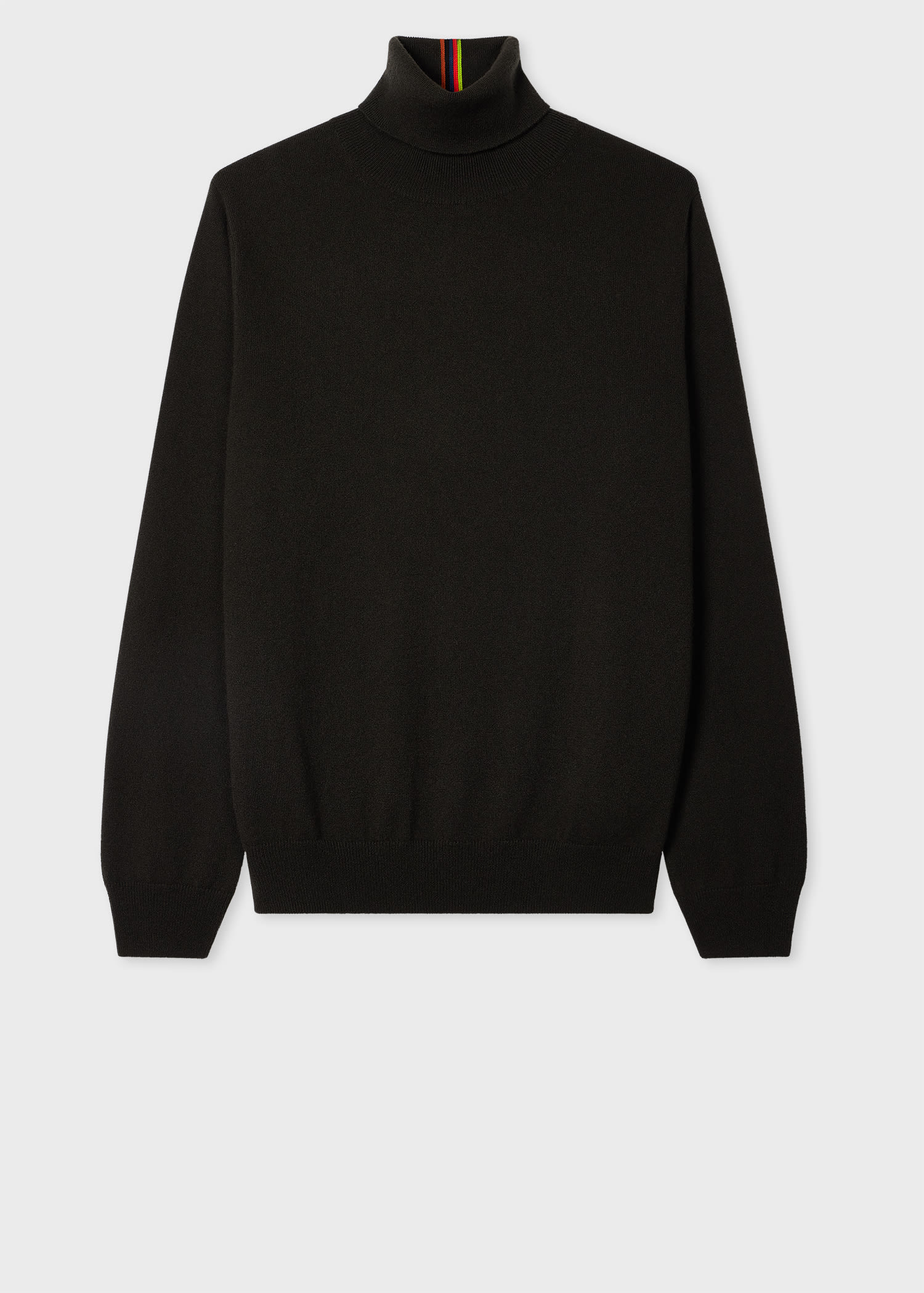 Paul Smith Dark Khaki Cashmere Roll Neck Sweater Green In Green