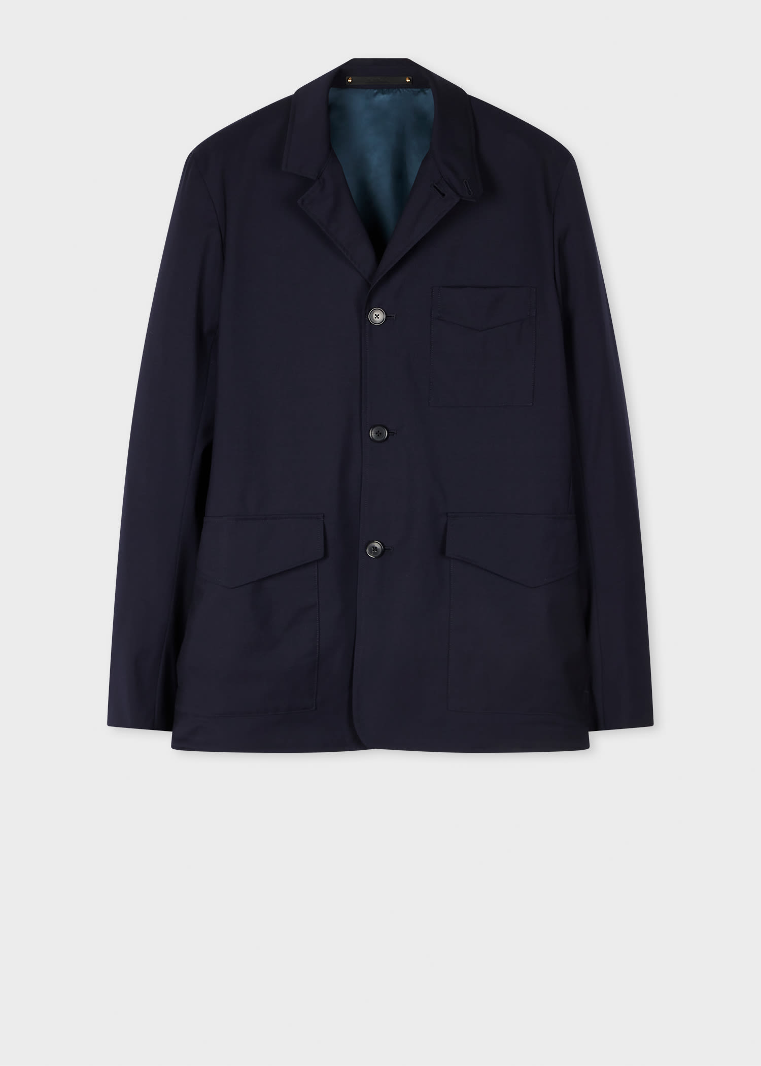 Paul Smith Mens 4btn Casual Jkt Blue In Blue