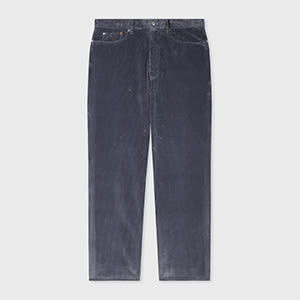 Paul Smith Soft Blue Two-tone Corduroy Trousers In Blue