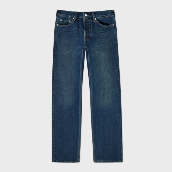 Paul Smith Straight-fit Dark-wash Jeans Blue In Blue