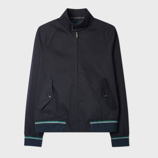 Paul Smith X Oasis - Navy Harrington Jacket Blue In Blue