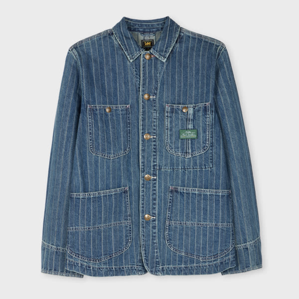 Lee + Paul Smith Paul Smith + Lee Mid-wash Chore Coat Blue In Blue