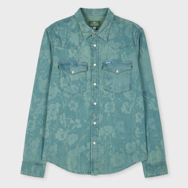 Lee + Paul Smith Paul Smith + Lee Western Shirt Green