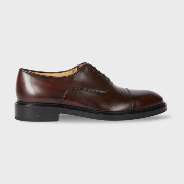 Paul Smith Dark Brown 'balthazar' Shoes In Brown