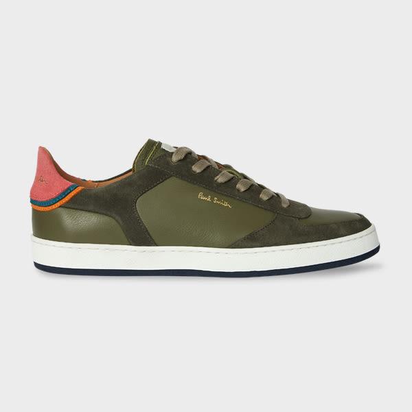 Paul Smith Khaki 'Destry' Trainers Brown