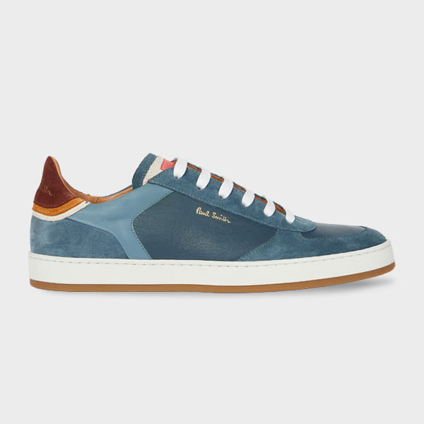 Paul Smith Light Blue 'destry' Trainers In Blue