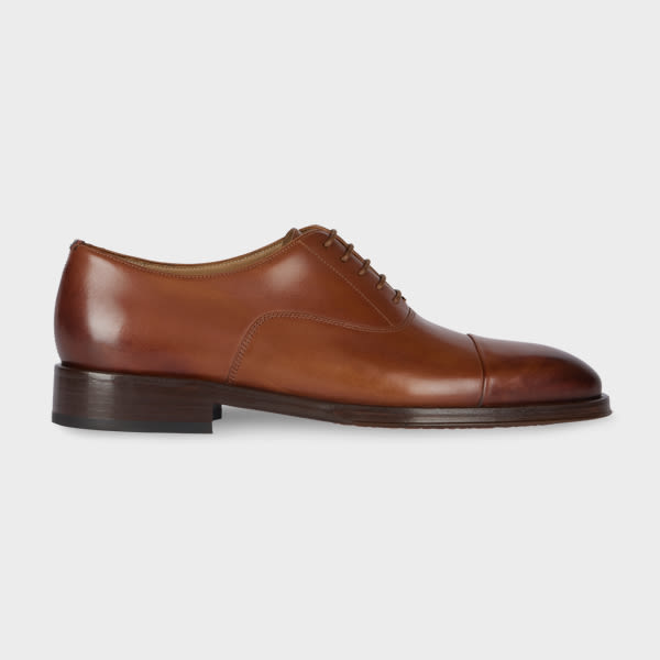 Paul Smith Leather Tan 'garson' Shoes Brown In Brown