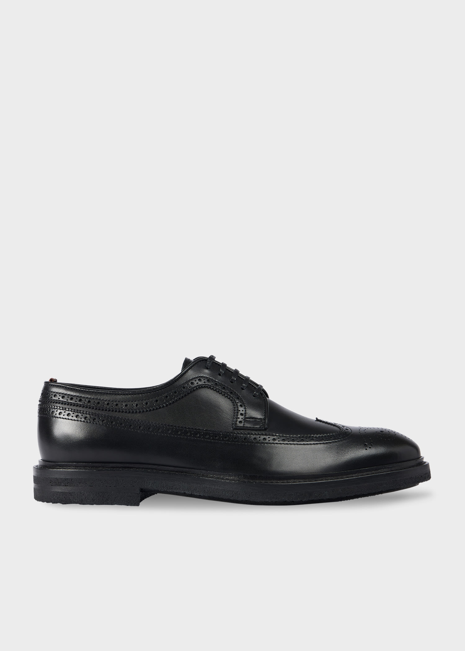 Paul Smith Count Decorative-stitching Brogues In Black