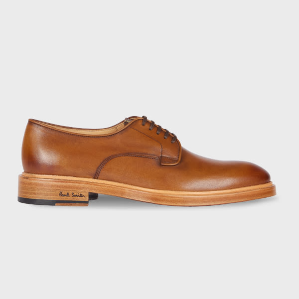 Paul Smith Tan Leather 'magnum' Shoes Brown In Brown