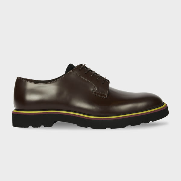 Paul Smith Brown Dark Leather 'Ras' Shoes,