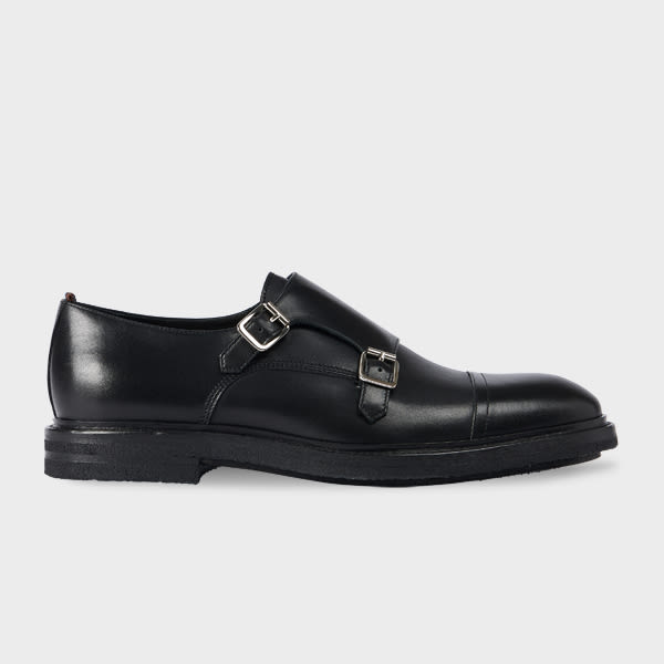 Paul Smith Black 'temple' Shoes In Black