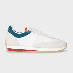 Paul Smith White 'vignola' Suede Trainers In White